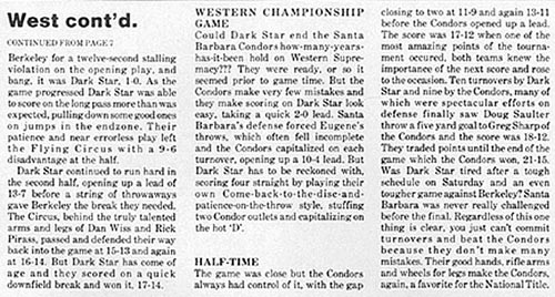 Western Regional Report (2 of 2)