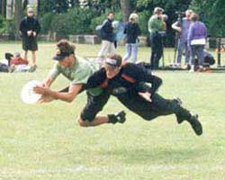 Gav going horizontal for the catch